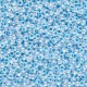 Miyuki rocailles Perlen 11/0 - Aqua lined white pearl 11-430